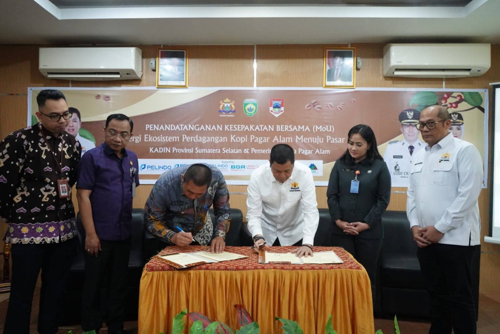 MoU Pemkot Pagar Alam dan KADIN, DKPP Jamin Ketersediaan dan Kualitas Bahan Baku Kopi