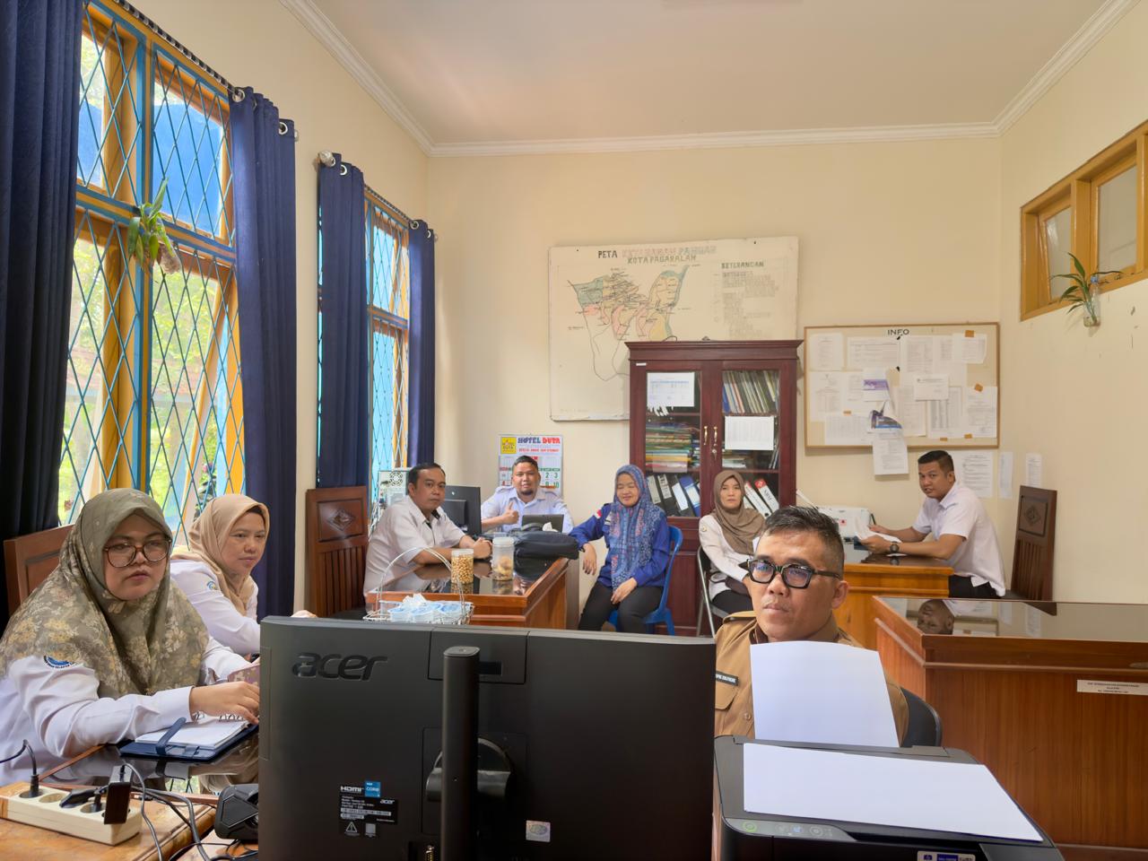 DKPP Pagar Alam Siap Dukung Program budidaya tematik bioflok dan  Mina Padi, Ikuti Sosialisasi Persyaratan Bantuan Pemerintah