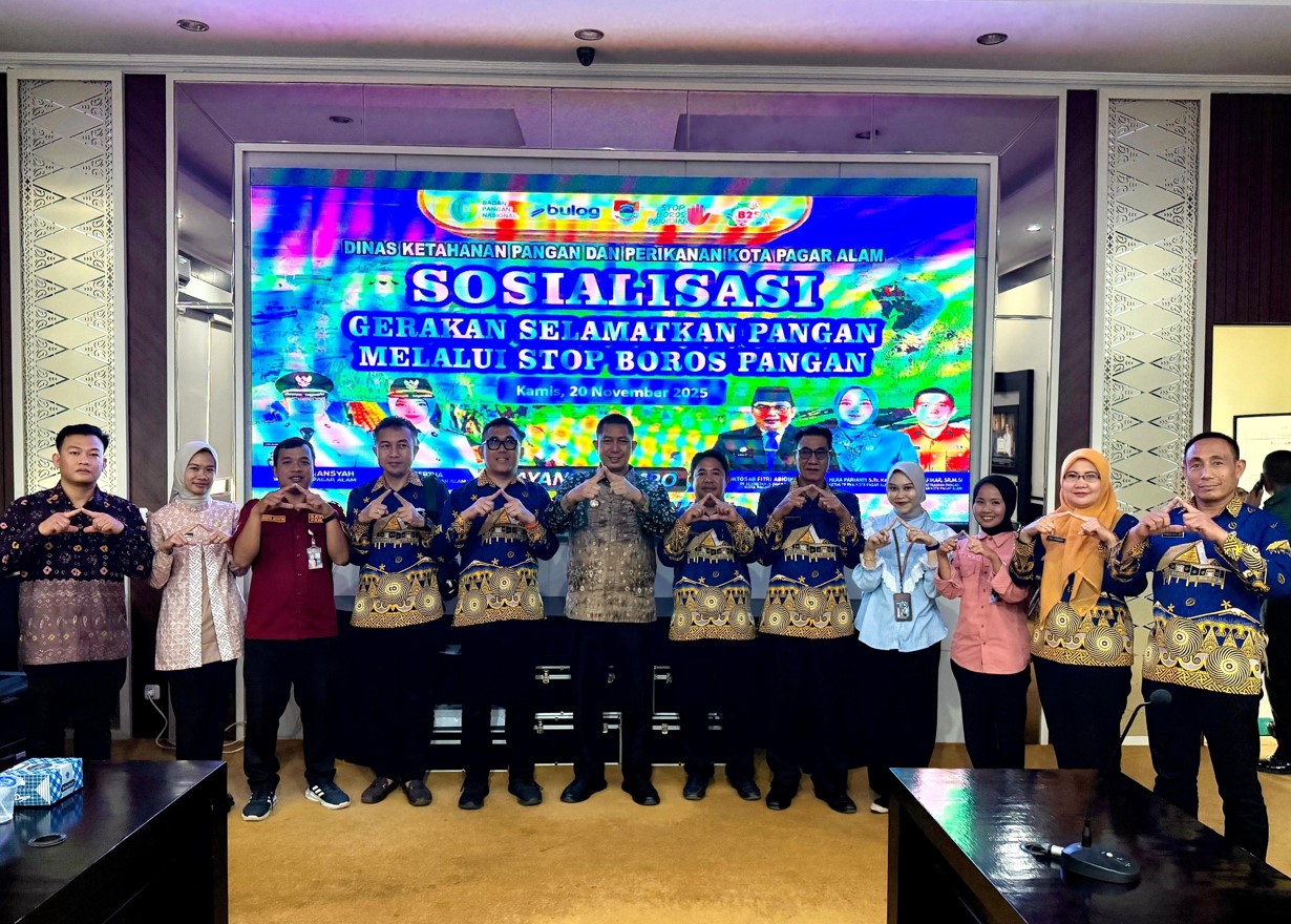 Dukung Program Gerakan Sematkan Pangan dan MBG, Pemerintah Kota Pagar Alam Laksanakan Koordinasi