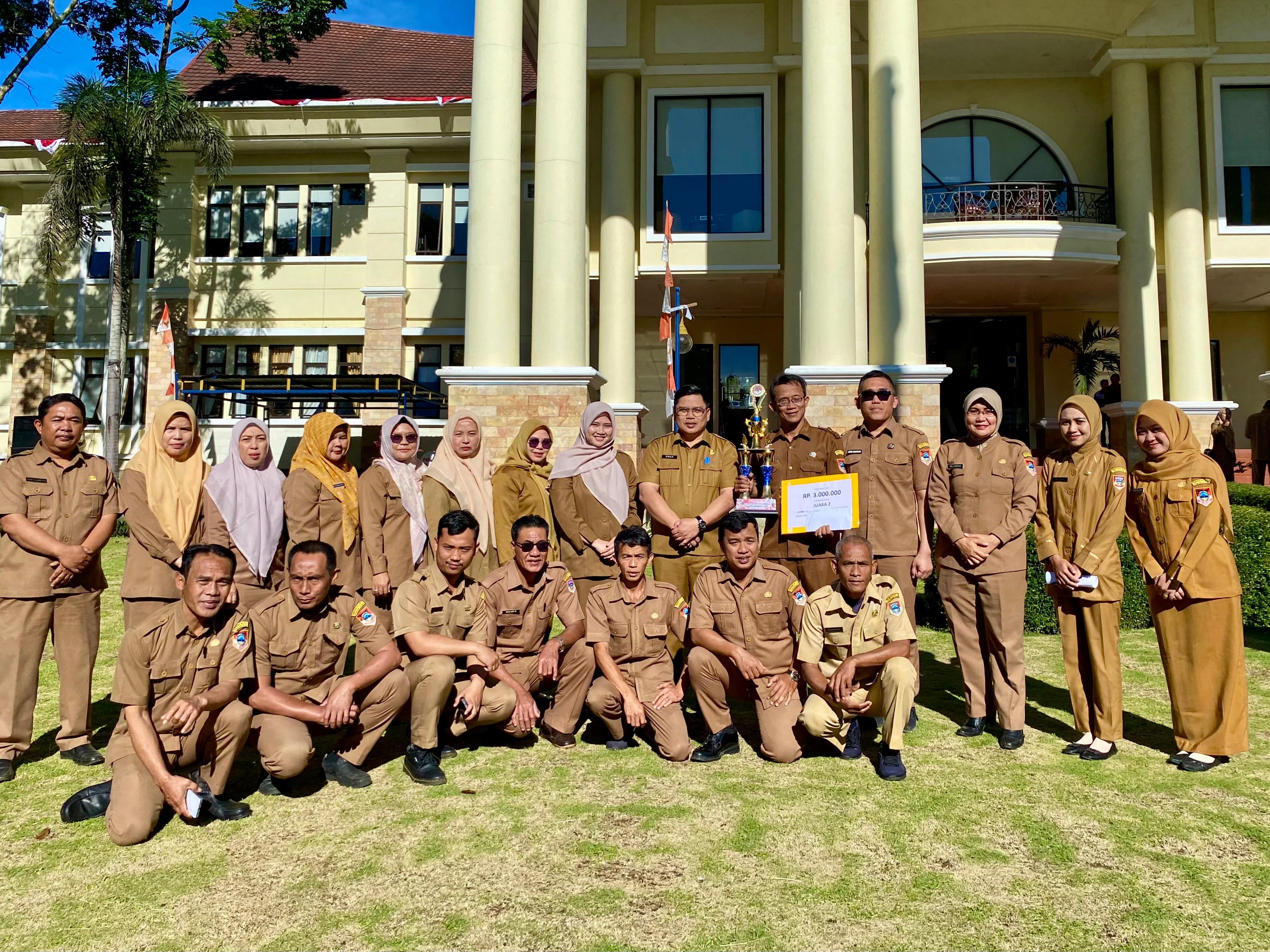 Pangan Sehat dan Ekonomi Biru! DKP2 Meraih Juara 2 dalam Pawai Pembangunan