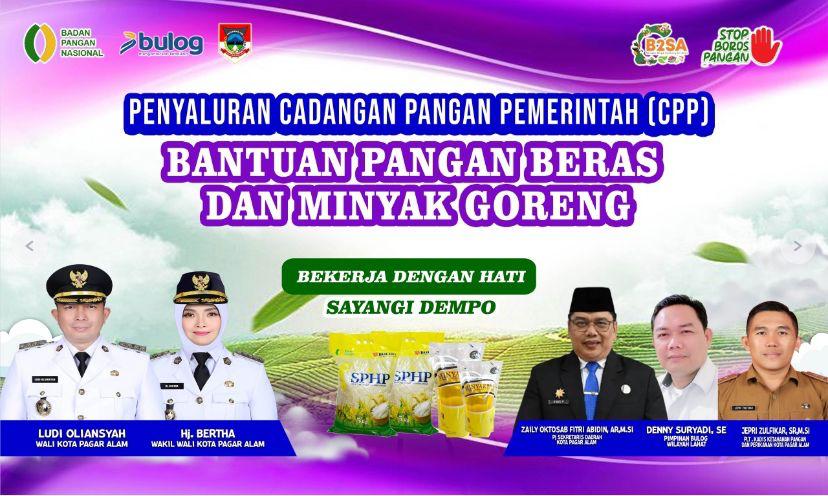 Pemkot Pagar Alam Kembali Salurkan Bantuan Pangan Beras dan Minyak Goreng Periode Oktober s.d November 2025 untuk 7.974 Penerima Manfaat