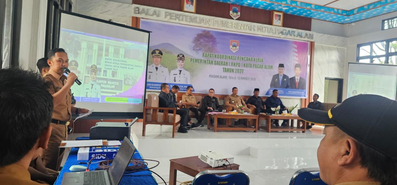 DKPP Ikuti Rapat Koordinasi Rencana Kerja Pemerintah Daerah (RKPD) Kota Pagar Alam Tahun 2027