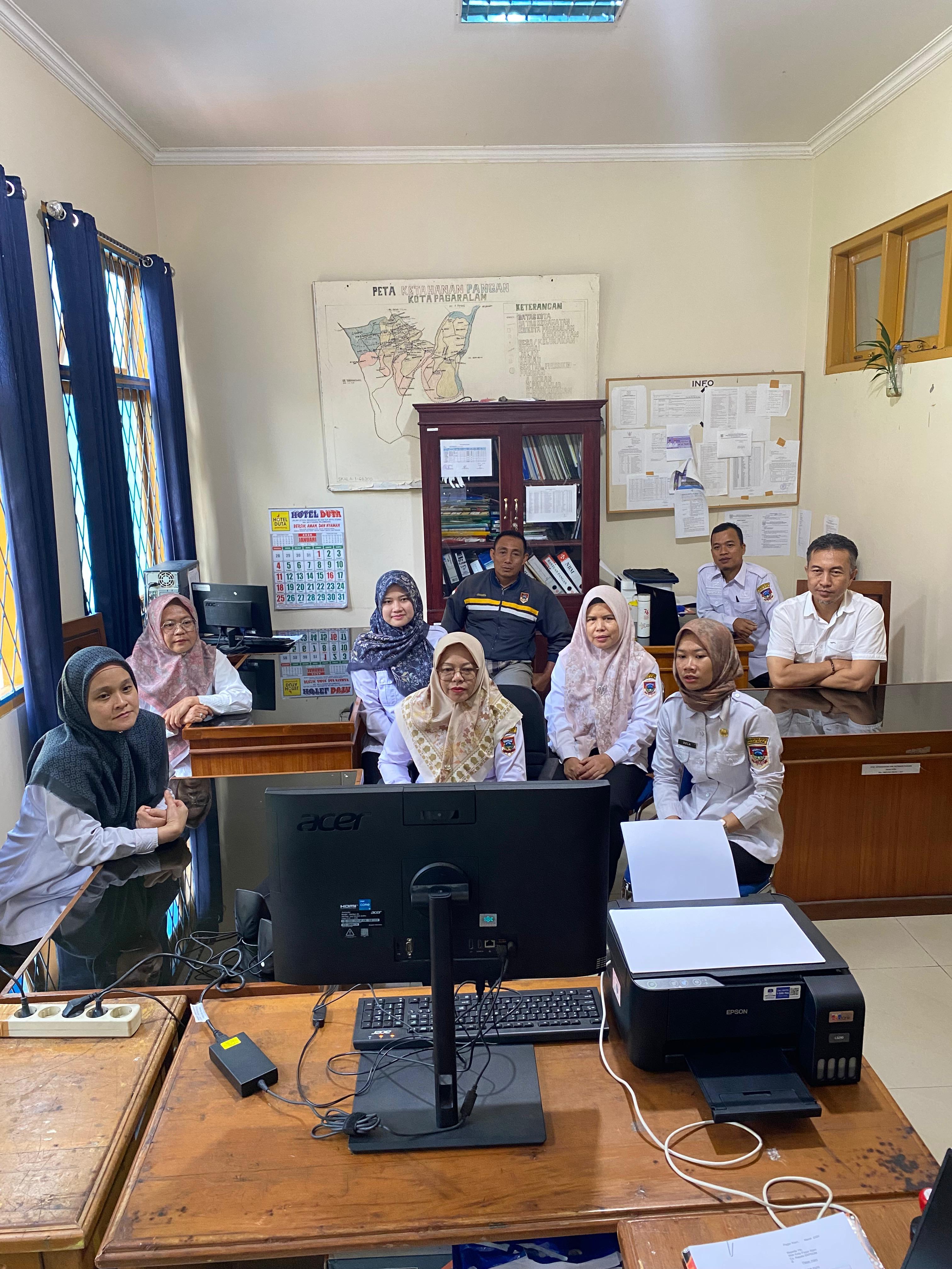 DKPP Kota Pagar Alam Hadiri Rapat Review HET Beras 2026, Pemerintah Siapkan Kebijakan Satu Harga Nasional