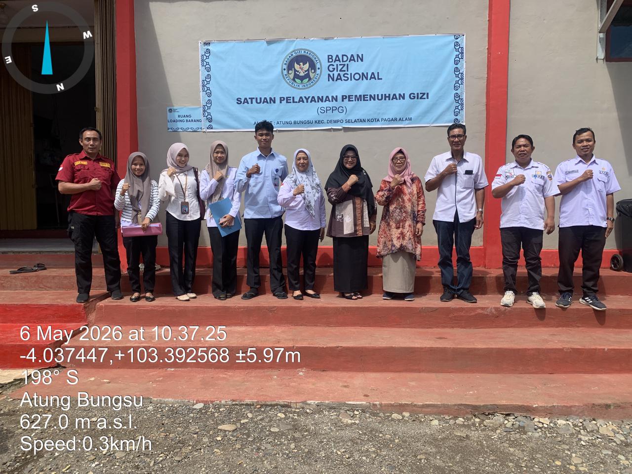 DKPP Monitoring Kebutuhan dan Ketersediaan Bahan Pangan Pokok di SPPG Kecamatan Dempo Selatan Kota Pagar Alam
