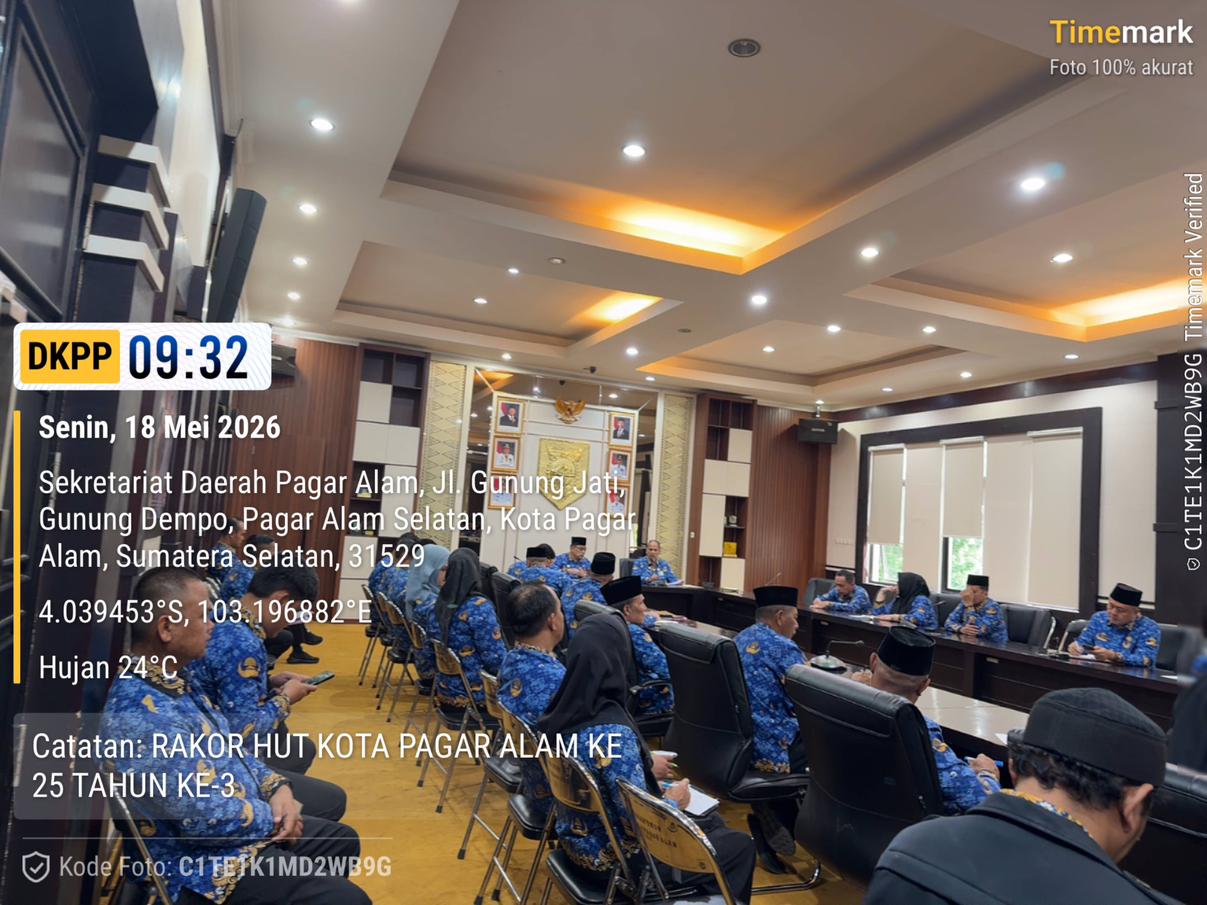Jepri Zulfikar : DKPP Siap Ambil Peran dalam Semarak HUT Kota Pagar Alam ke-25