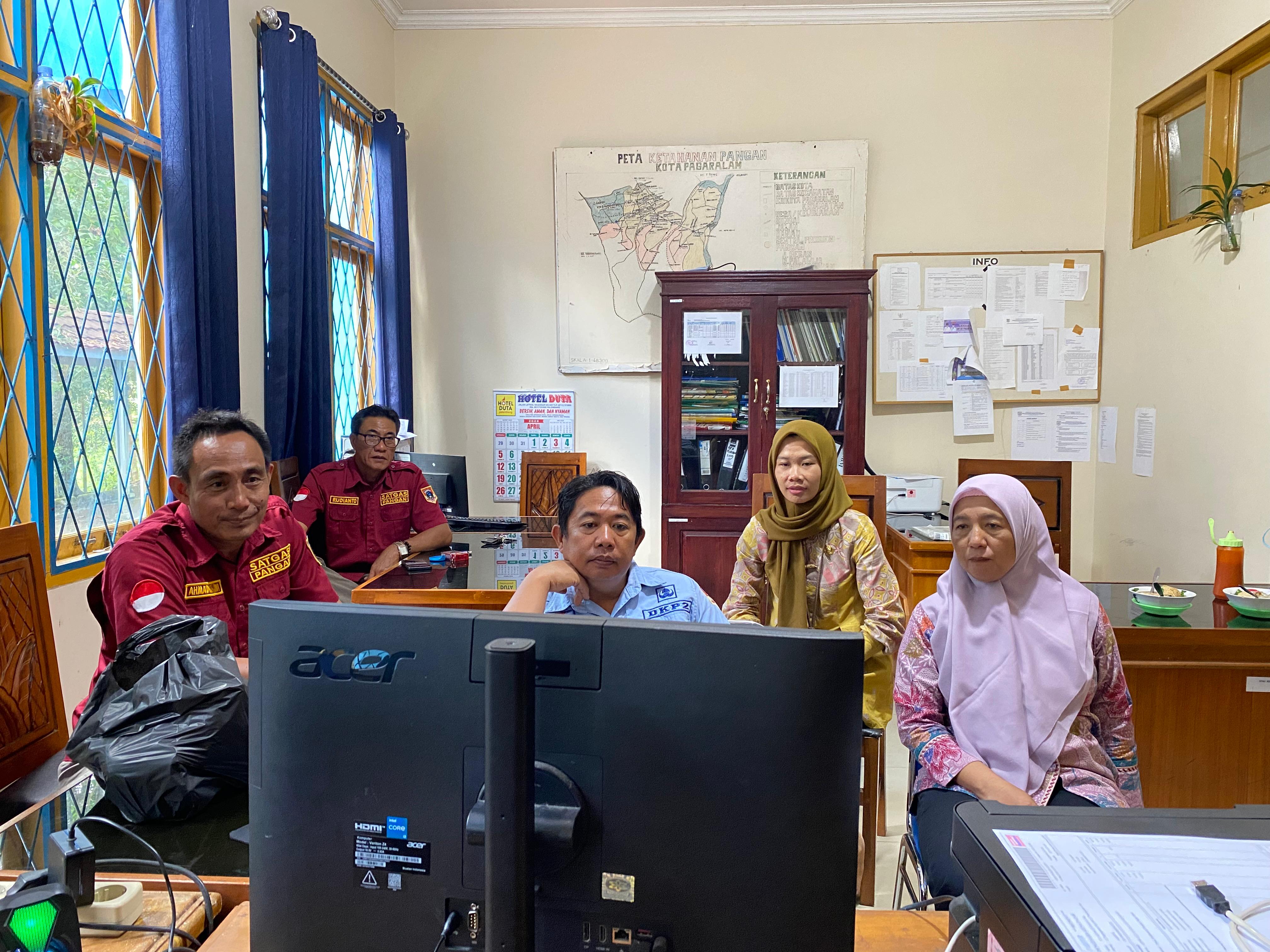 Dukung Integrasi Data Pangan, DKPP Kota Pagar Alam Ikuti Sosialisasi SiPangan Tahun 2026