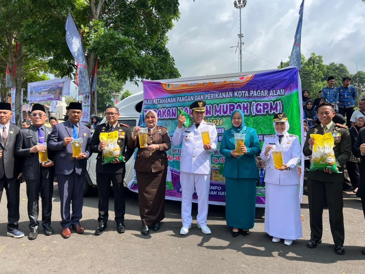 DKPP Kota Pagar Alam Gelar Gerakan Pangan Murah dalam Rangka HUT Kota Pagar Alam ke-25
