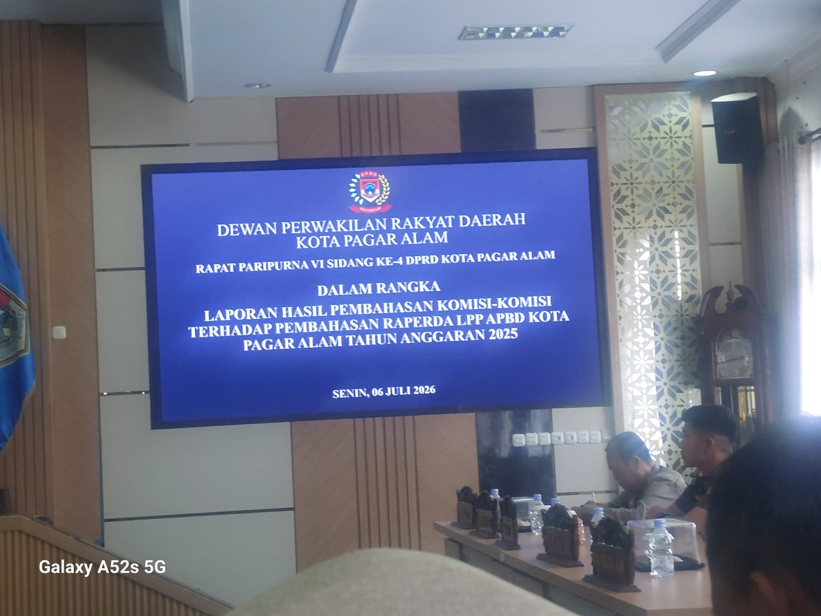 LAPORAN PEMBAHASAN KOMISI DAN PEMBENTUKAN PANSUS 1,2,3