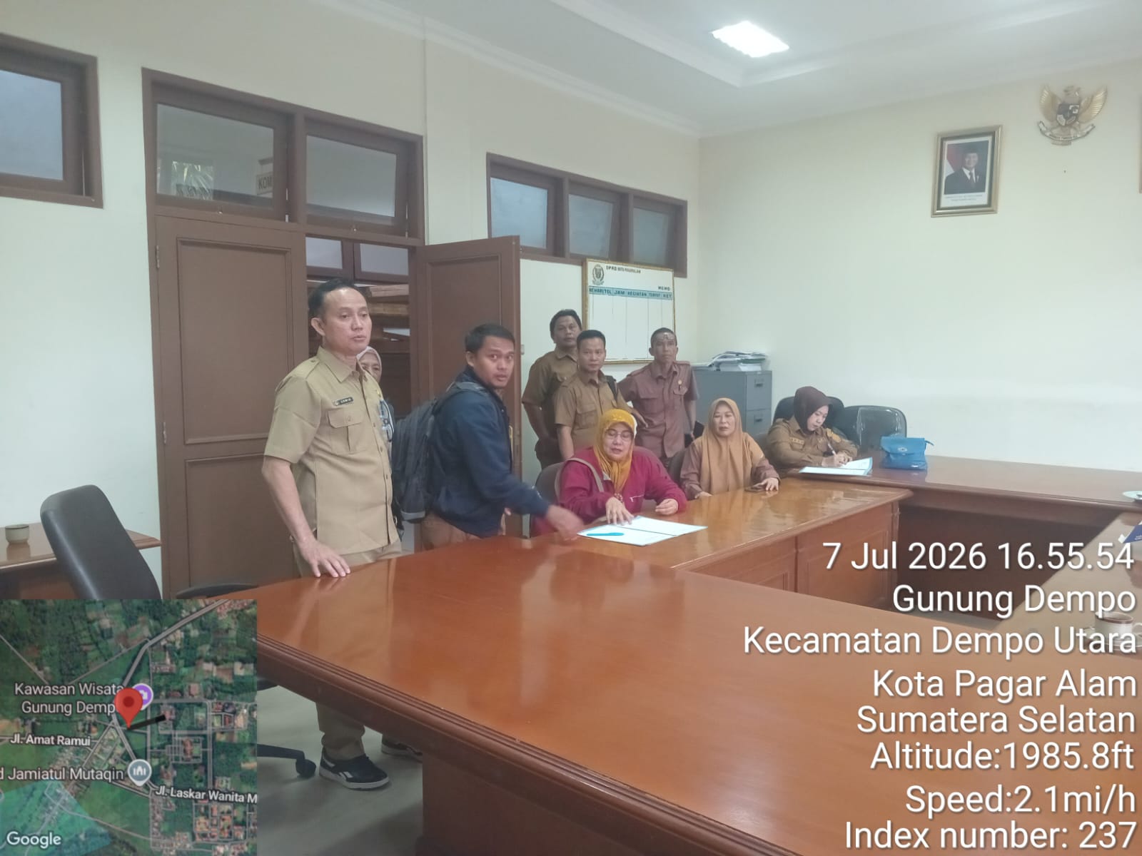 RAPAT DINAS KETAHANAN PANGAN DAN PERIKANAN DENGAN PANSUS II DPRD KOTA PAGAR ALAM