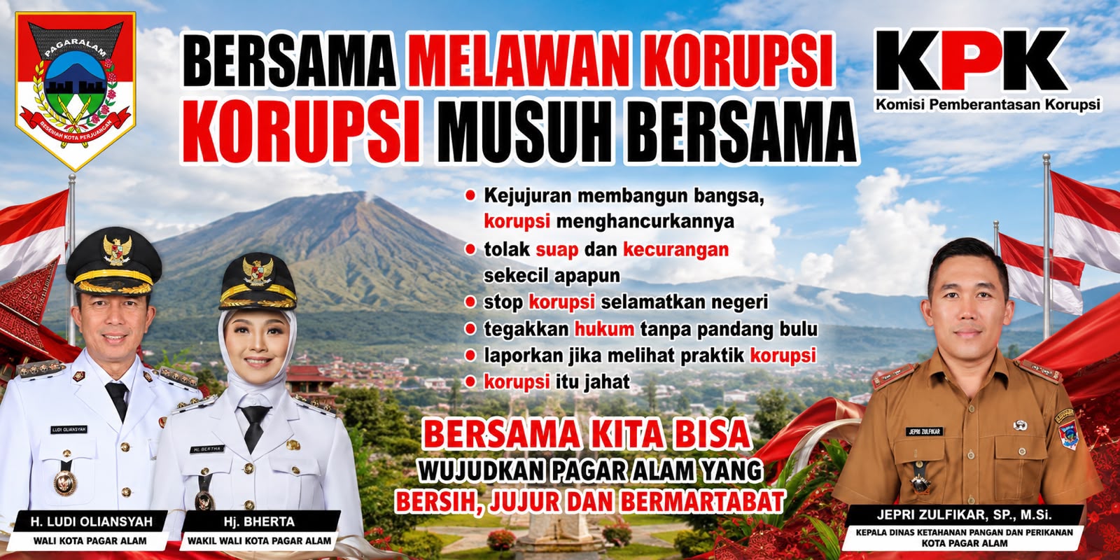 Dinas Ketahanan Pangan dan Perikanan (DKPP) Kota Pagar Alam Mendukung Program Pariwara Anti Korupsi Tahun 2026