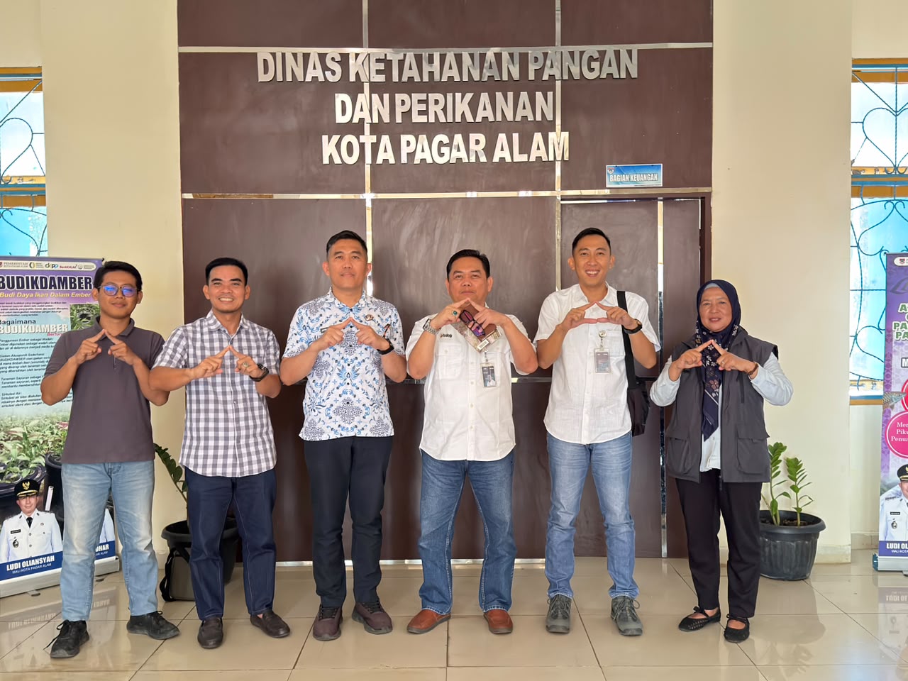 Pimpinan Bulog dan Dinas Ketahanan Pangan OKU Timur Koordinasikan Persiapan Bantuan Pangan di Kota Pagar Alam