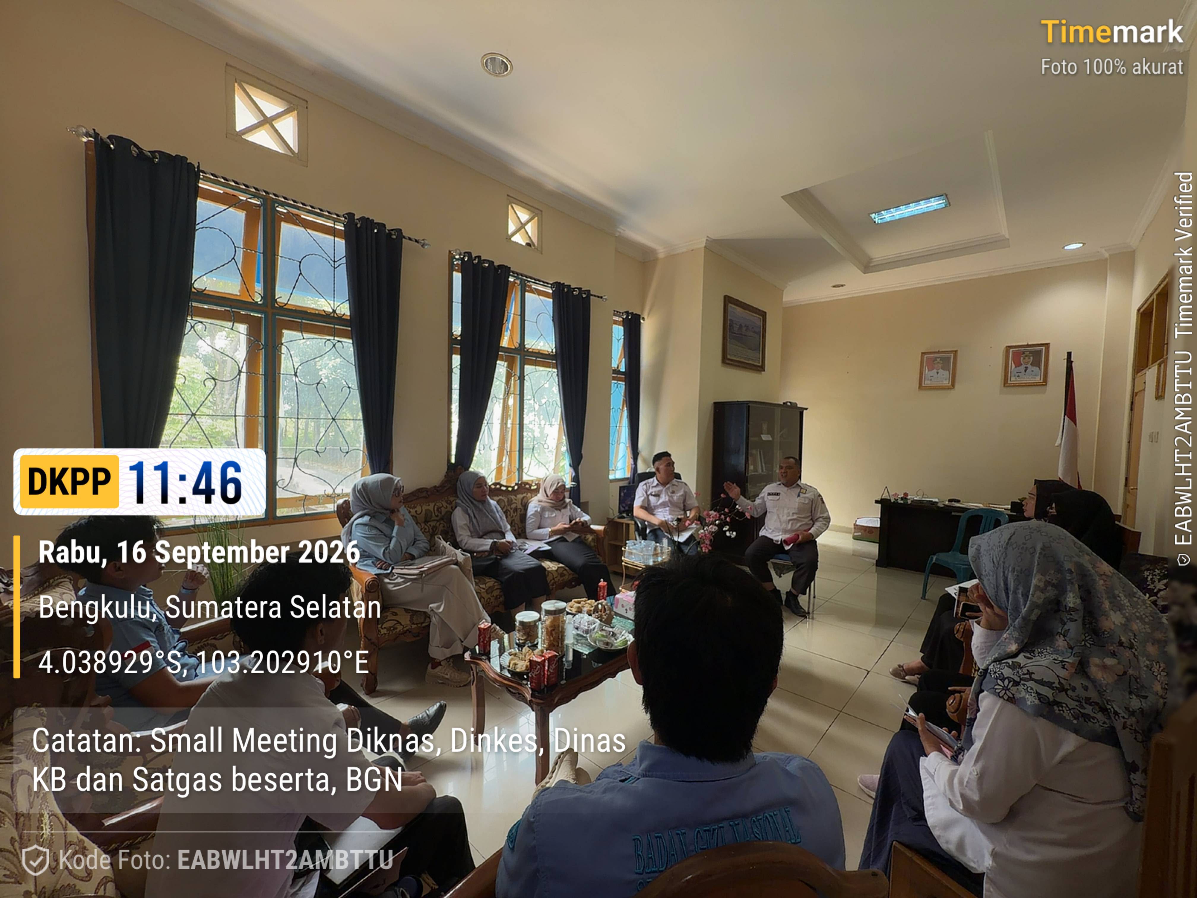 Satgas MBG Kota Pagar Alam Gelar Small Meeting Pemutakhiran dan Sinkronisasi Data Penerima Manfaat