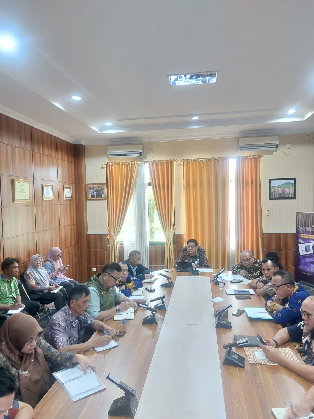RAPAT PERSIAPAN TEKNIS PELAKSANAAN PEMERIKSAAN GUBERNUR DAN WAKIL PEMERINTAH PUSAT (GWPP)