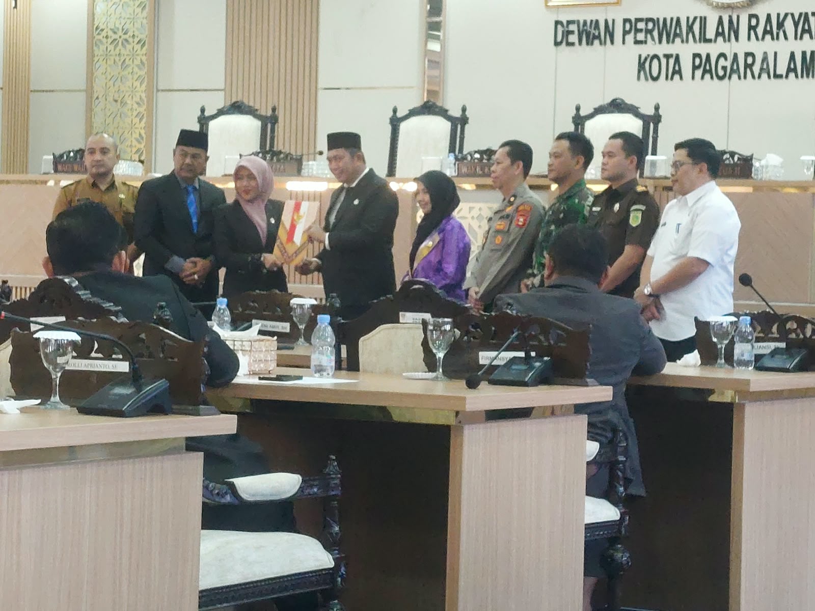 RAPAT PARIPURNA XI SIDANG KE - 5 DPRD KOTA PAGAR ALAM